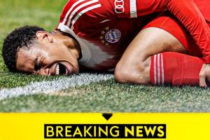 将伤缺约4个月德天空:穆西亚拉腓骨骨折确认&回国后立即手术